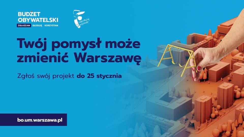 Logo Budżetu Obywatelskiego w Warszawie